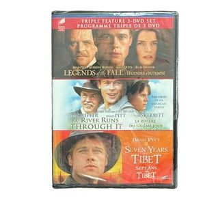 3 MOVIE DVD BRAD PITT